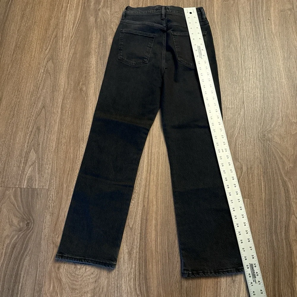 NWOT AGOLDE  organic cotton, long black jeans with stretch size 27 $248 msrp